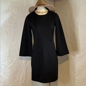 EVERLANE THE FORM MINI DRESS BACK ZIP CLOSURE BODY HUGGING FOT SIZE 0